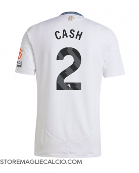 Aston Villa Matty Cash #2 Maglia Gara Trasferta Repliche 2024-25 Maniche Corte